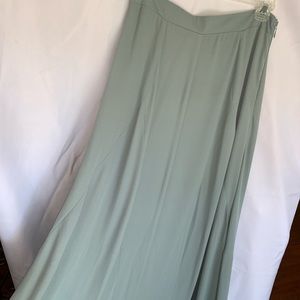 Show Me Your Mumu. Mint green floor length skirt.